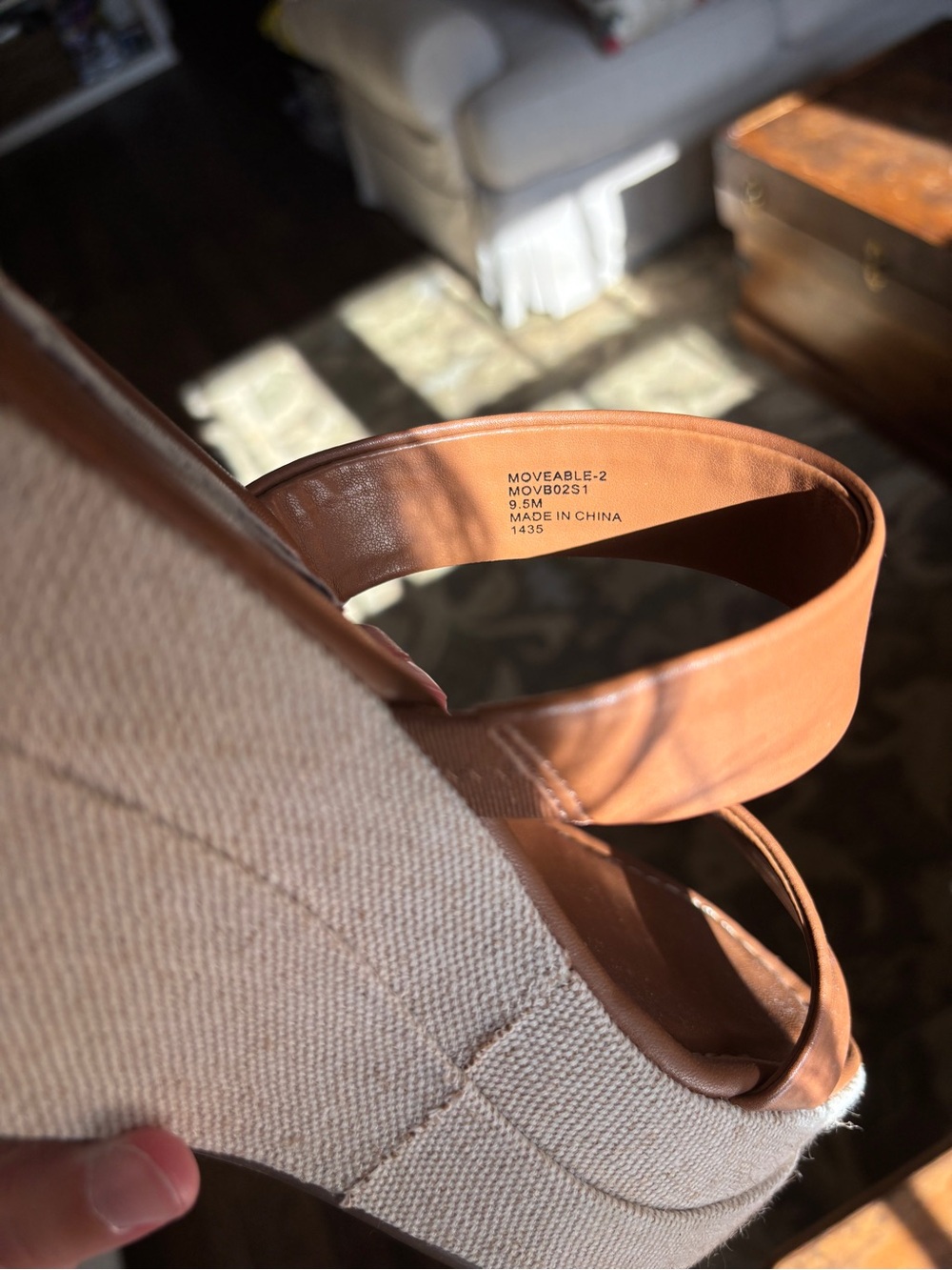 Steve Madden Cognac Double-Strap Slide Sandals - Picture 7 of 7